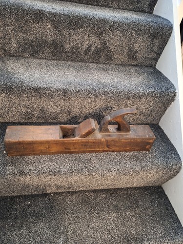 Vintage wooden hand plane - plane, •