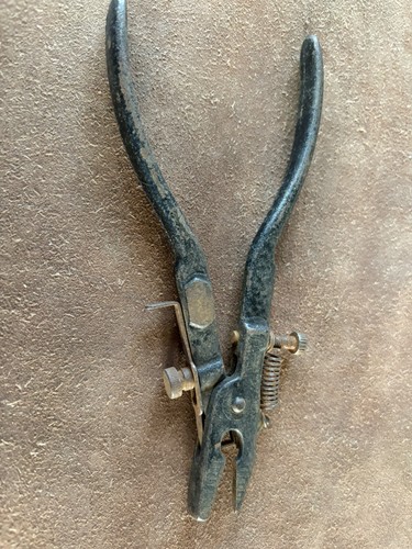 Antique saw set - made, in