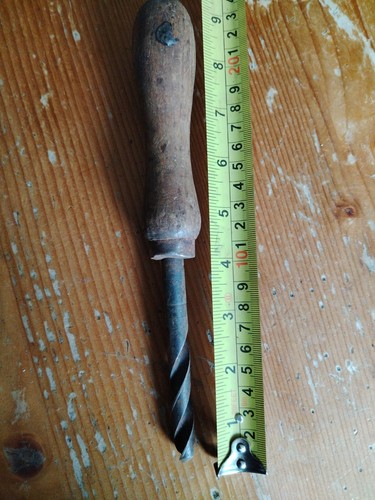 Vintage antique hand drill - antique,