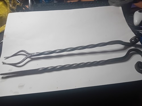 Antique hand forged wrought - hand-forged,
