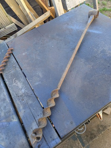 Antique hand turned beam - turned,