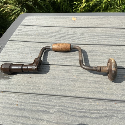 Vintage hand brace drill - vintage,