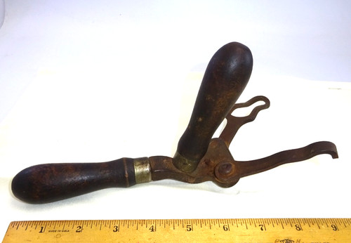 Antique hand tool unusual two - antique,