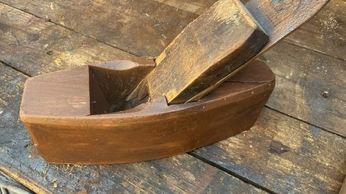 Vintage antique wood plane - vintage,