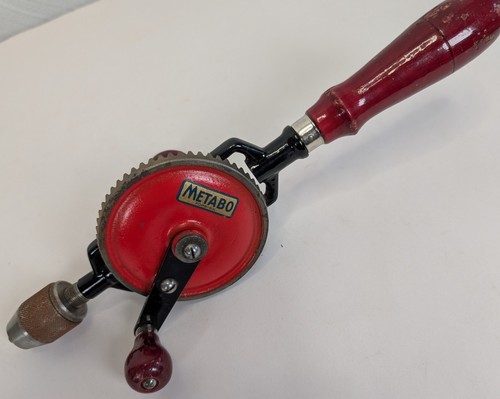 Vintage metabo hand - hand, drill
