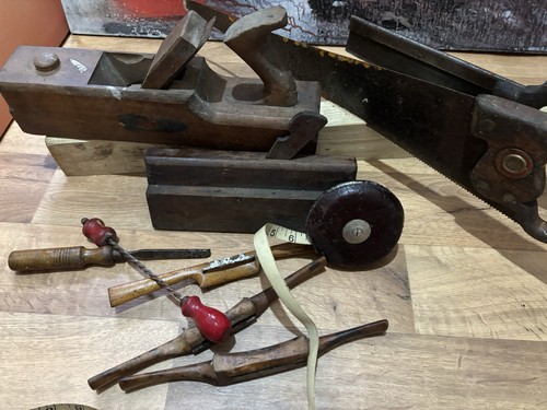 Antique vintage wooden - wooden, hand