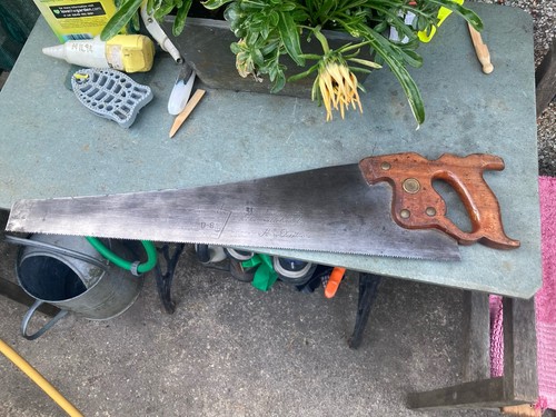 Henry disston antique hand - d8,