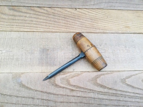 Antique carpentry hand auger - antique,