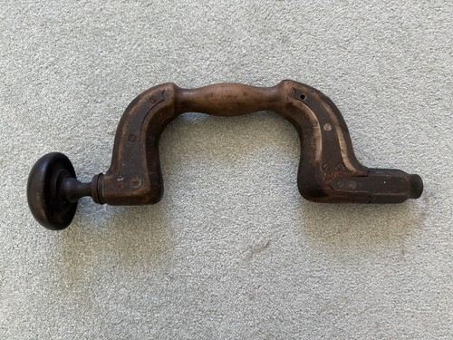 Antique vintage brace - and, bit