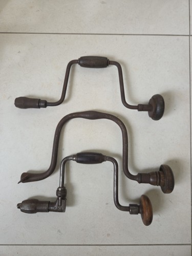 Vintage hand drills brace - drills,