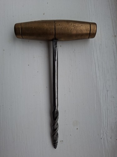 Antique old small pilot drill - antique,