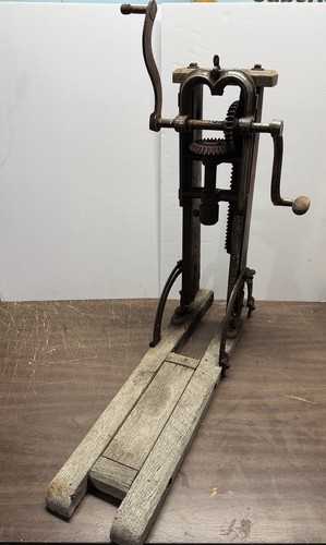 Antique folding hand crank - antique,
