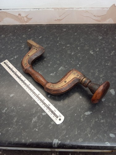 Antique wooden brass - wooden,