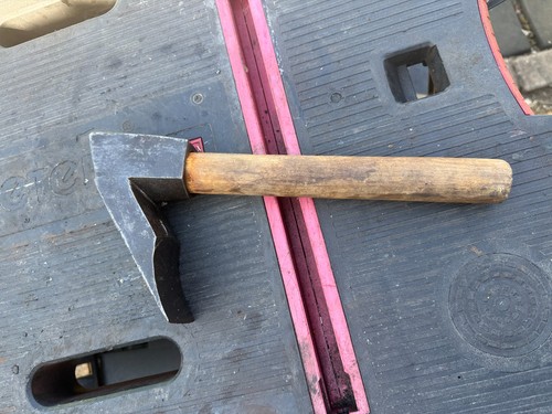Antique log hewing adze timber - hewing,