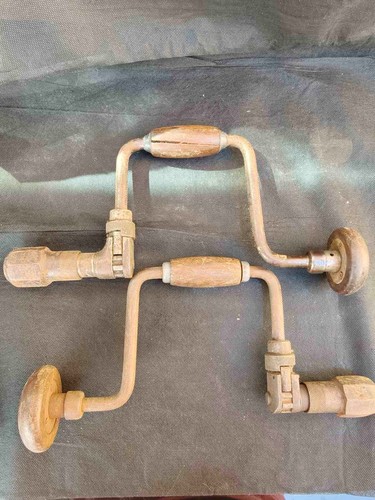 Vintage ratchet hand brace - vintage,